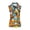 Colorful, variant on Maple Leaf Cat Pattern Golf Athletic Vest Golf Shirts for Women, Sleeveless Breathable for Tennis Gym Outdoor