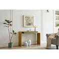 thumbnail image 2 of Kings Brand Furniture Yuma Wooden Console Table - Contemporary Thin Sofa Table, Side Table, Entryway Table with 2 Drawers Perfect for Hallway, Living Room, Foyer (Honey Mustard), 2 of 6
