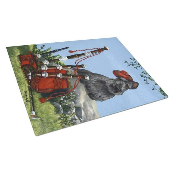 Scottie Piper Glass Cutting Board - Large