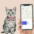 thumbnail image 4 of 2025 New Mini Bell Cat Tracker, Mini Tracker for Pet iOS & Android, Waterproof Cat Collar with Finder Tag, Cats GPS Tracker Collar(iOS，Blue), 4 of 5