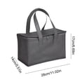 thumbnail image 3 of shyuyusa Sac Isotherme Portable pour l'Extérieur, Bloc Réfrigérant Multifonction pour Lunch, Sac de Rangement Alimentaire Réutilisable pour Pique-Nique, Voyage, Aliments Chauds et Froids, 3 of 6