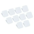 thumbnail image 1 of Uxcell Clips de Papel y Bolsa, 10 Paquete de Selladores de Bolsa Cuadrados, Clips de Bolsa de Snacks, Blanco, 1 of 5