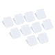 thumbnail image 1 of Uxcell Clips de Papel y Bolsa, 10 Paquete de Selladores de Bolsa Cuadrados, Clips de Bolsa de Snacks, Blanco, 1 of 5