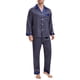 thumbnail image 5 of INSPIRAR CHIC Conjunto de Pijamas de 2 Piezas para Hombre, Camisón de Botones con Estampado, Patrón Casual, Talla M, Azul Oscuro, 5 of 6