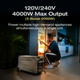 thumbnail image 2 of EF EcoFlow DELTA Pro 3 Portable Power Station, 4096Wh LFP Battery, Expandable to 48kWh, 120/240V 4000W AC Output,Solar Generator for Home Use, Camping Accessories, Emergencies, Power Outages, RVs, 2 of 8
