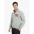 thumbnail image 2 of Chaps Men's & Big Men's Flag Quarter Zip Sweater, Sizes S-3XL, 2 of 8