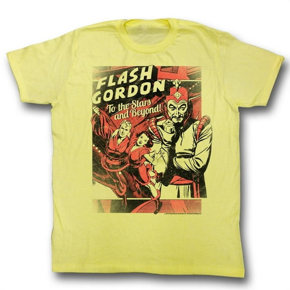 Flash Gordon Comics To The Stars Adult Short Sleeve T Shirt