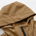 thumbnail image 6 of fheaev Rain Jackets for Women Spring Winter Waterproof Hooded Pocket Zipper Jacket Outdoor Mountaineering Clothing Sports Raincoats with Pocket for Outdoor Hiking, 6 of 8