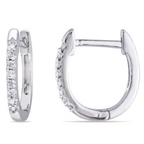Everly Women's Diamond 10k White Gold Earrings