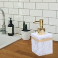 thumbnail image 3 of Maoww Resin Soap Dispenser Reusable for Tabletop Kitchen Bathroom Shower Shampoo White-250ML, 3 of 8