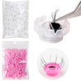thumbnail image 2 of Daily Mix Store 100XEyelash Glue Holder Grafting Eyelashe Adhesive Blossom Quick Cup, 2 of 9