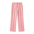 thumbnail image 6 of MLCDZ Two Piece Sets for Women Blazer Double Breasted V Neck Long Sleeve Jacket Wide Leg Loose Pants Pockets Suits Set Office Work Business Casual Outfits, 6 of 8