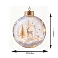 thumbnail image 3 of Christmas Story Ornament Ball,with Warm LED Light-Up for Christmas Tree Decor., 3 of 7