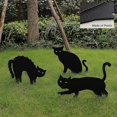 thumbnail image 1 of Décorations d'Halloween Extérieures, Panneaux de Silhouette Black Cat pour Jardin, 1 of 5
