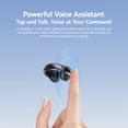 thumbnail image 6 of Blackview Open Earbuds,Wireless Earbuds with Digital Display Charging Case,Bluetooth 5.4,IPX7,Lightweight Comfort,Clip On Earbuds for Workout/Running,Black, 6 of 10