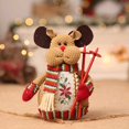 thumbnail image 2 of Kearding Muñeco de juguete de Papá Noel de pie, árbol de Navidad, Reno de Navidad, muñeco de nieve, decoración de , vaso, ventana de Kits de decoración para fiestas, 2 of 4