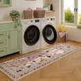 thumbnail image 4 of Alfombra de Cocina Lavable Rugcomf 61x183 cm Rosa Antideslizante, 4 of 8