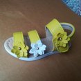 thumbnail image 5 of FSYBOA Girls Summer Sandals, Casual Open Toe Non-Slip Outdoors Kids Shoes Yellow Size 7-8(Little Kids), 5 of 5