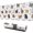 Dog Butt and Heart White Pattern, variant on Dog Butt and Heart White Pattern Extended Large Mouse Pad, Keyboard Mouse Pad with Non Slip Base & Stitched Edges, Thick Padded Gifts for Birthday Christmas Thanksgiving,31.5"x11.8"