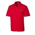 thumbnail image 2 of Men's Cutter & Buck  Red Round Rock Express  Clique Spin Eco Performance Pique Polo, 2 of 3