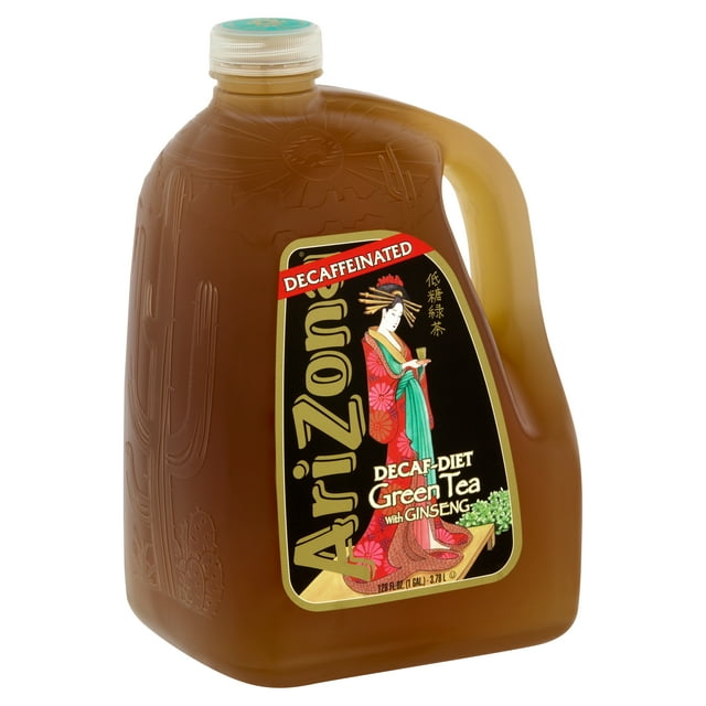 AriZona DecafDiet Green Tea with Ginseng, 128 fl oz