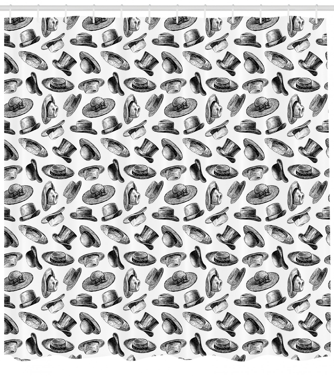 Mens Shower Curtain Sketch Style Tiendamia Com