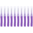 thumbnail image 1 of Interdental Brushes Between Teeth Cleaners Dental Cleaning Tool Portable Floss Pick 10pcs（Purple）, 1 of 5