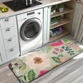 thumbnail image 3 of Vibrant Pioneer Flower Pattern Kitchen Rug Mat,Kitchen Runner Rugs Non Skid Washable,Decorative Kitchen Floor Mats for Kitchen,Sink,Laundry,17"x47.2", 3 of 7