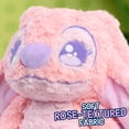 thumbnail image 4 of Disney Stitch 14-inch Feeling Rosy Large Angel Plush Toy, Soft Plush with Rosette Fabric, Ages 3+, 4 of 8