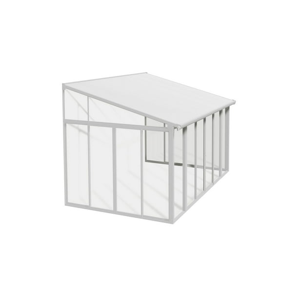 CANOPIA by PALRAM SanRemo 10 ft. x 14 ft. Sunroom, Patio Enclosure and Solarium - White