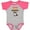 Baseball Heather and Hot Pink, variant on Inktastic Bernese Mountain Dog Lover Boys or Girls Baby Bodysuit