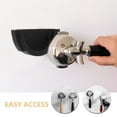 thumbnail image 3 of Masteelf FRCOLOR 2pcs Practical Coffee Portafilter Wall Holder for Machine Handle Storage Rack Tool Hanger, 3 of 7