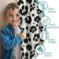 thumbnail image 3 of Blackout Kids Curtains,Black and White Leopard Pattern Childrens Insulated Curtains Set Of 2,Bedroom Essentials,Toddler Room Decor 42"x54", 3 of 5