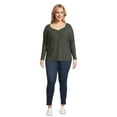 Terra And Sky Plus Size Sweetheart Rib Top 2 Pack