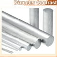 thumbnail image 3 of Uxcell Round Aluminum Rods, Aluminum Round Rod Solid Lathe Bar Stock for Industry Construction DIY Crafts 3mm x 203mm 2, 3 of 5