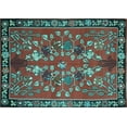 thumbnail image 1 of Ahgly Company Indoor Rectangle Animal Light Blue Traditional Area Rugs, 5' x 7', 1 of 4