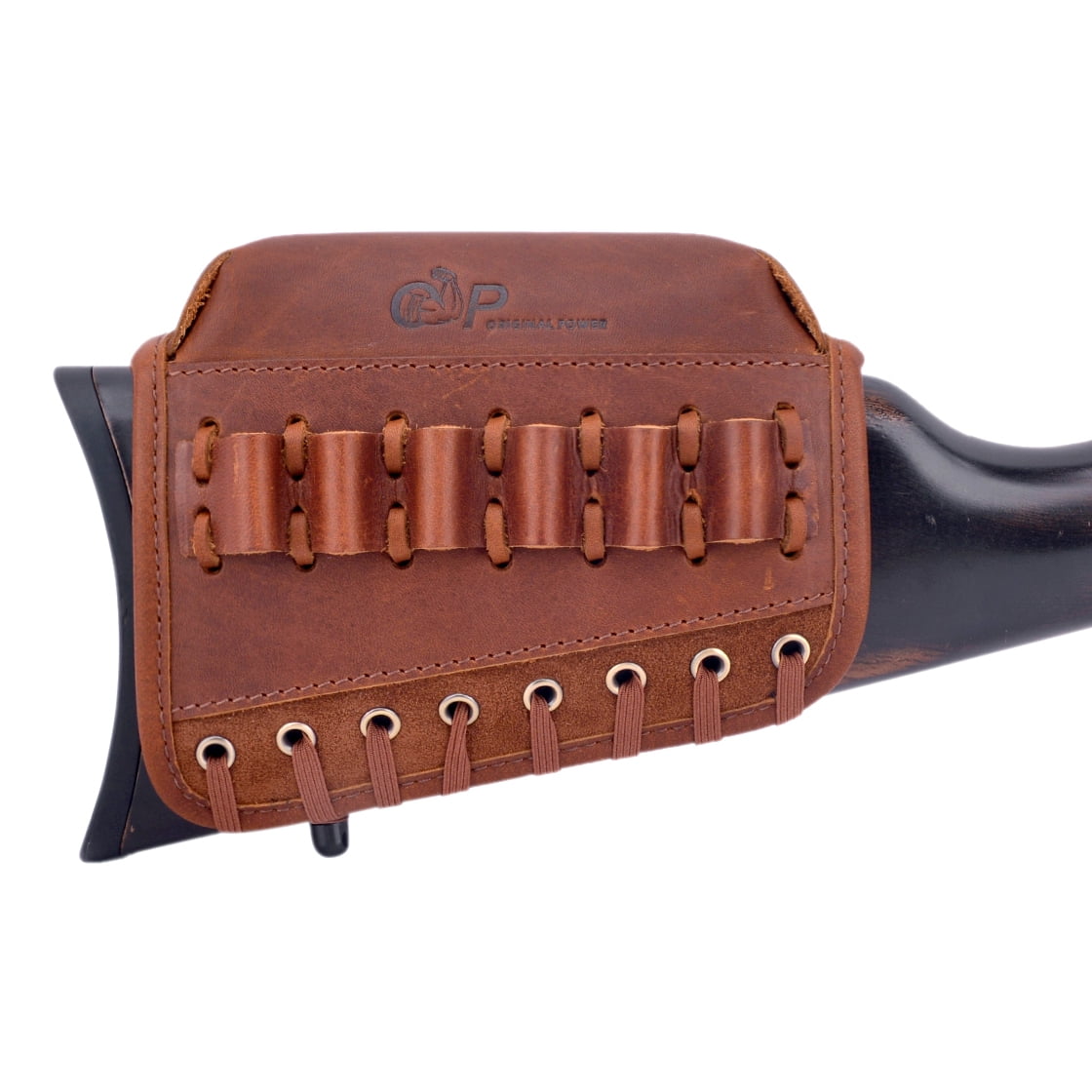 Leather Rifle Cases For Scoped Rifles, Gun Cheek Riser Pad Ammo Holder