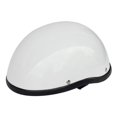thumbnail image 1 of Amdohai Retro Style Motorcycle Half Helmet ABS+Cotton Plastic Cap- Bright White for Motorcyclist Biker Ridder(One Size)Universal Washable, 1 of 8