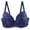 Blue, variant on Bras under $5! Cagogo Women's Push Up Lace Bra Underwire Plunge Full Coverage Bras Sexy Plus Size Support Comfortable Eveyday Bra Brasier Sin Varillas para Mujer