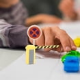 thumbnail image 3 of Interactive Educational Roadblock Toy Set For Early Learning Kids Durable Traffic Barrier Construction For Preschool Toddlers, 3 of 5