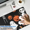 thumbnail image 4 of Long Mouse Pads for Desk,Halloween Pumpkin Skull Pattern Desk Mats on Top Of Desks, Desk Mouse Pad Extra Large with 3mm Non-Slip Base and Stitched Edge for Gaming,Office,Work,Home 31.5x11.8in, 4 of 5