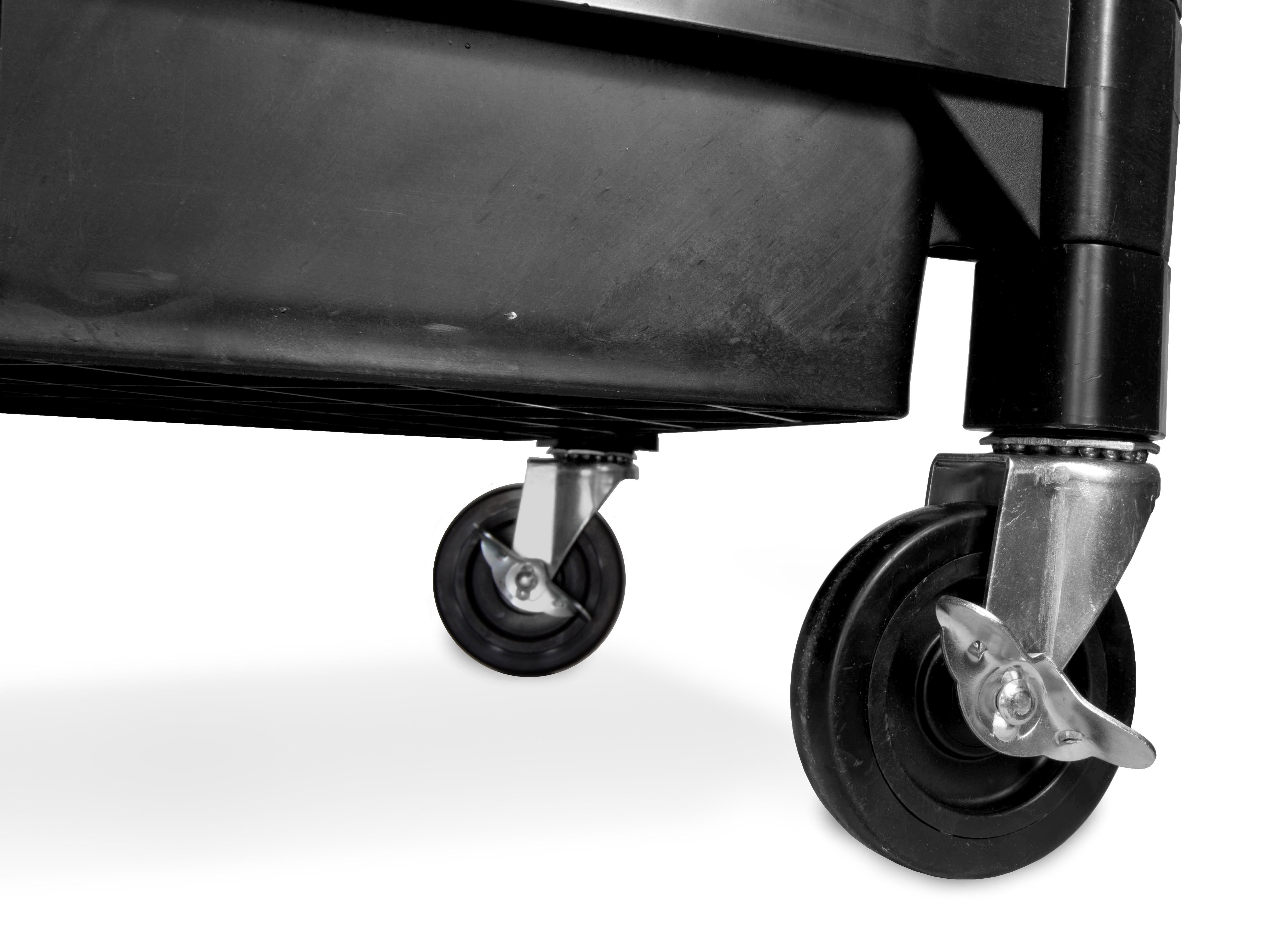 WEN Three-Tray 300-Pound Capacity Triple Decker Service and Utility Cart, 73163