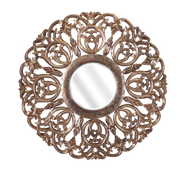 Warman Carved Wood Mirror