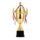 thumbnail image 1 of Trofeo Copa con Tapa Trofeo Plástico Dorado Copa Corporativa Premio para Competición, 1 of 6