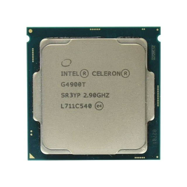 CPU Intel Celeron G4900T 2.9 GHz, 2 núcleos, 2 hilos y 35 W