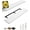 C. White - Modern Minimalist Style, variant on Floating Shelves for Wall, 36 inches Long Wall Mounted Rustic Wood Shelves for Bathroom, Bedroom, Living Room, Kitchen, Office, Hanging Shelf for Books/Storage/Decor(White,Set of 2)