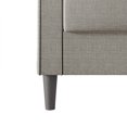 thumbnail image 5 of Castle Place Classic Linen Upholstered Armchair, Grey, 5 of 7