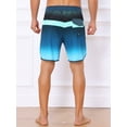thumbnail image 5 of DARING DIVA Men's Summer Drawstring Color Block Beach Shorts 34 Dark Blue, 5 of 6