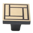 thumbnail image 2 of Tiradores de perilla para muebles de un solo orificio, piezas de Hardware para manija de puerta de armario, cajón de gabinete, bronce café, 2 of 8