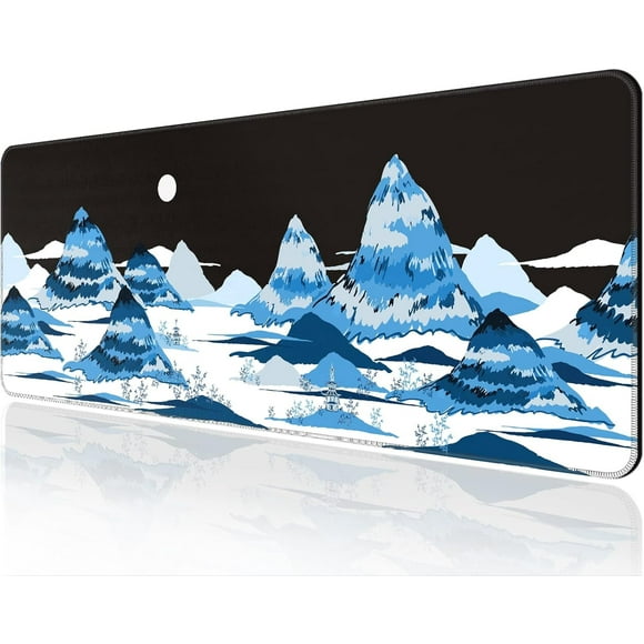 Large Gaming Mouse Pad for Desk(31.5X11.78in), Anti-Slip Large Mouse Pad for Desk, Natural Rubber Base Mouse Pad Large Waterproof Mouse Mat with Stitched Edge, Big Desk Mats on Top of Desks